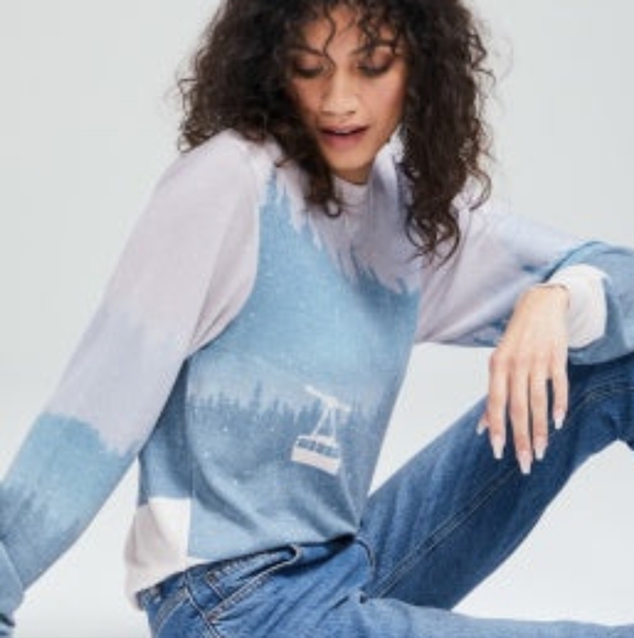 WILDFOX baggy beach jumper chalet XS - Picture 3 of 4